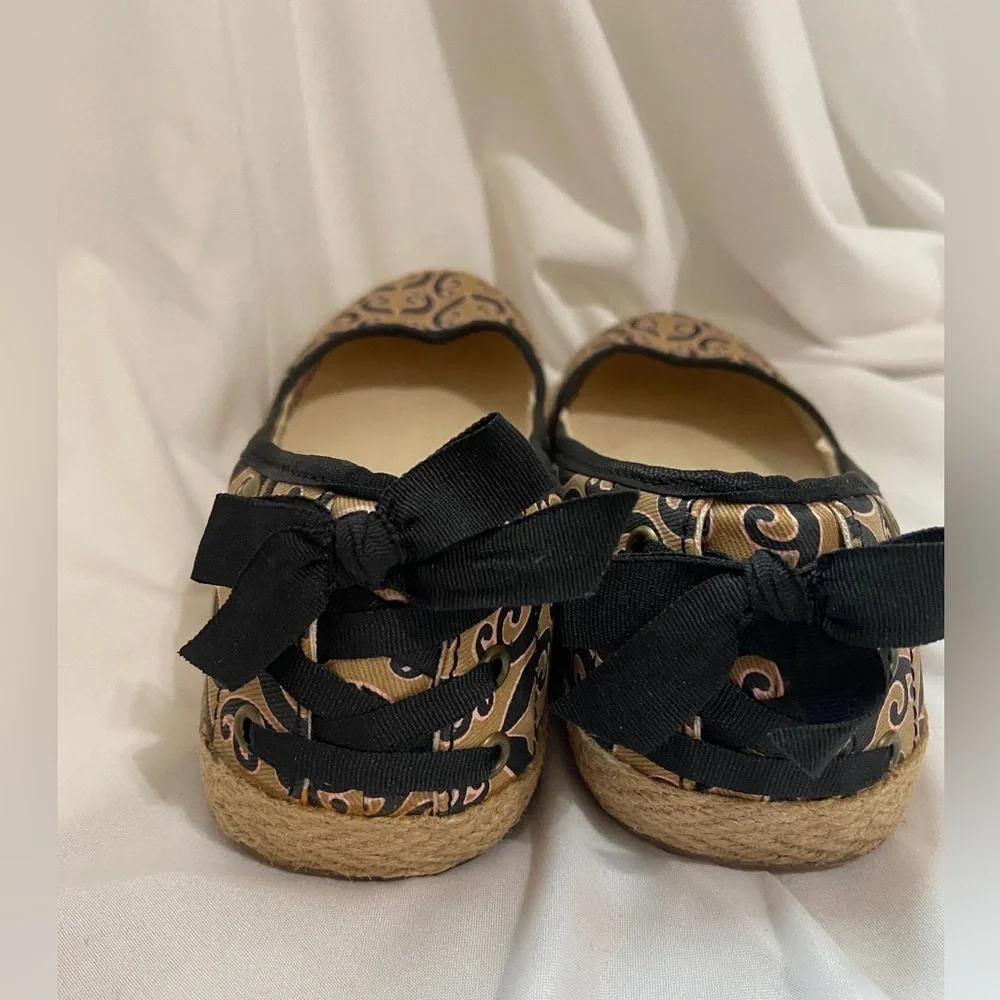 UGG Women’s Marrakech Indah Espadrille Ballet Flat Black/Tan Sz 6 EUC, Spring - Picture 9 of 13